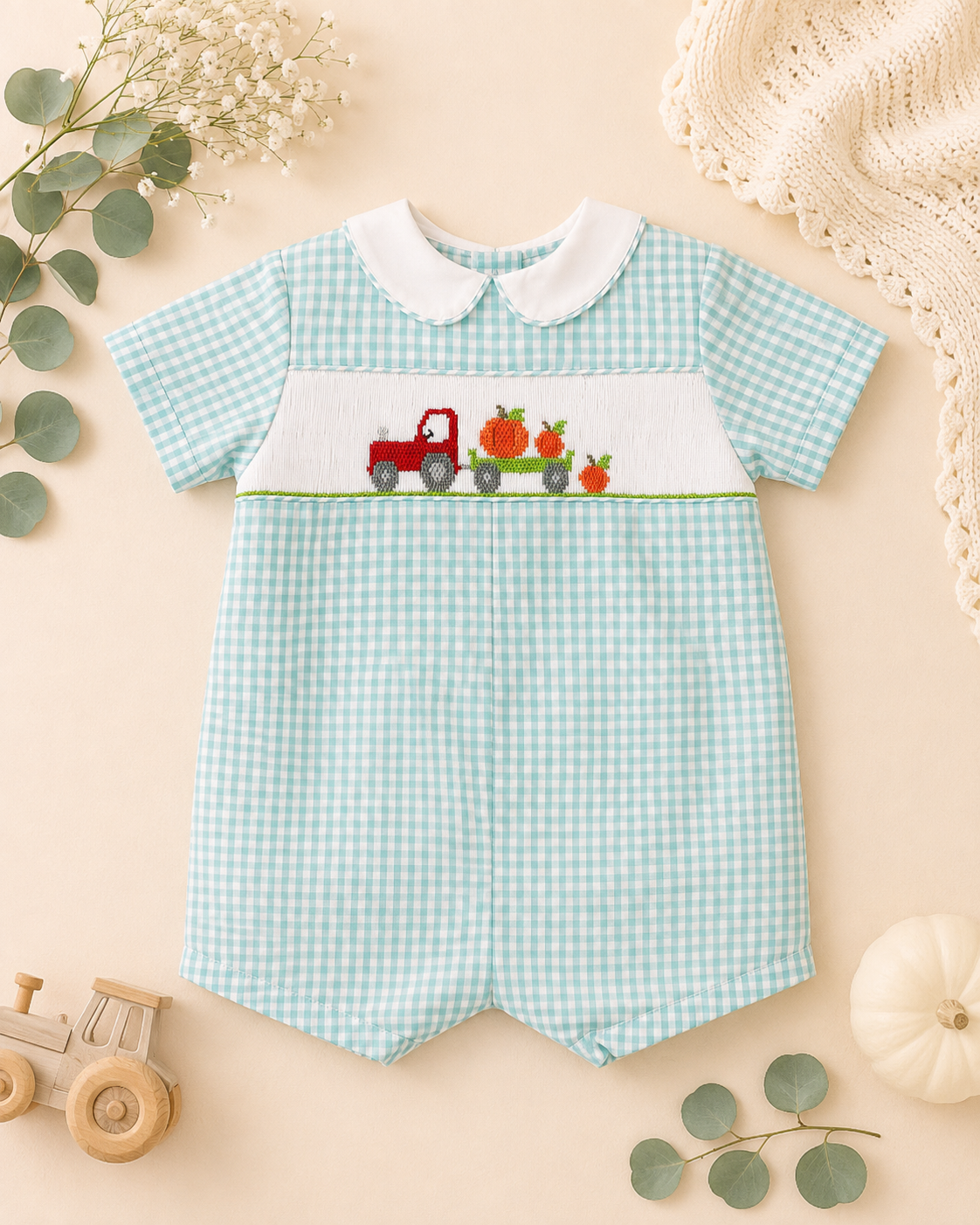 🎃 Pumpkin Patch Smocked Jon Jon